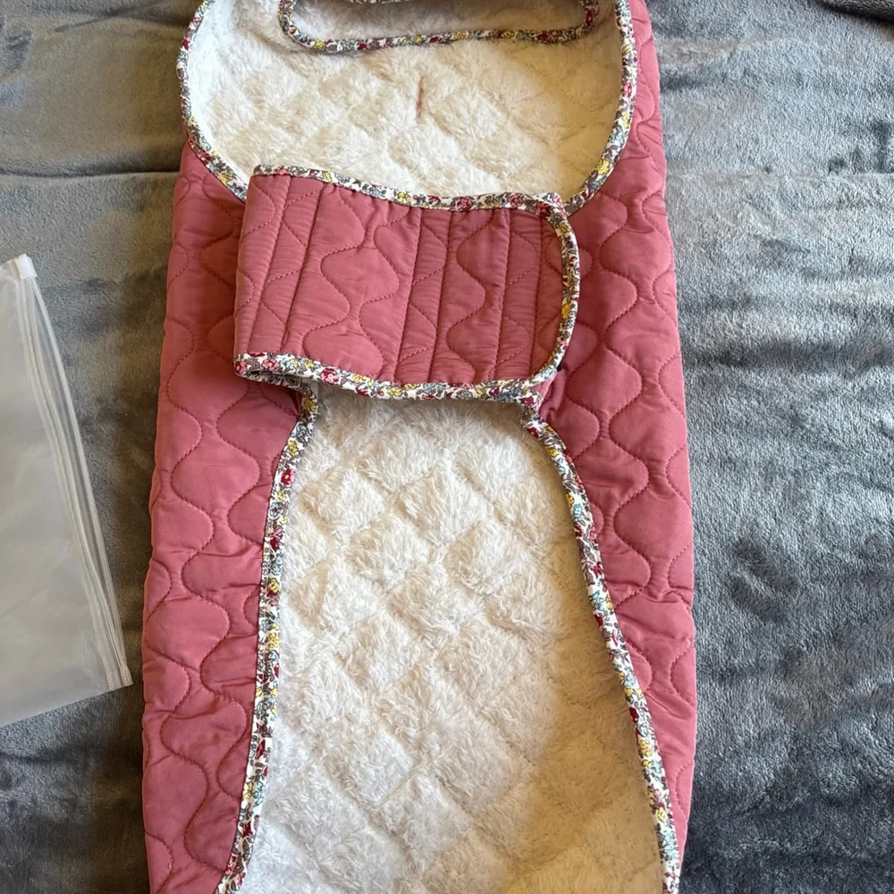 XL Pink Quilted Dog Vest